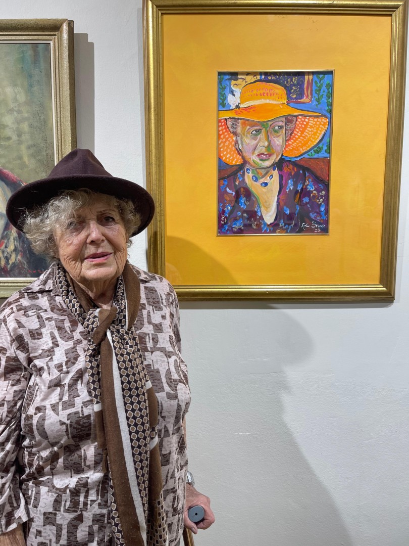 Self Portrait a la Matisse by Robin Broide